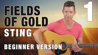 quotFields of Goldquot  Beginner Guitar Lesson  Part 1 [upl. by Doscher]