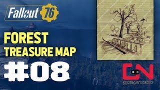 Fallout 76  Forest Treasure Map 08 Location [upl. by Fogarty864]