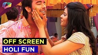 Team Thapkis off screen Holi fun [upl. by Janna]