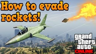 GTA online guides  How to avoid homing missiles [upl. by Rozelle43]