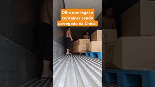 Container Carregou ontem na China Produtos Importados Importação Empresarial [upl. by Avlem]