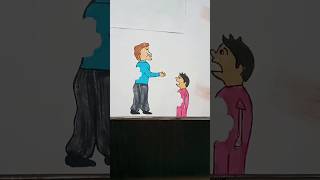 Fathers love son ❤️shorts drawing trendingshorts viarlvideo [upl. by Satterlee]