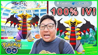 I CAUGHT A HUNDO GIRATINA Giratina Raid Hour  Pokemon GO [upl. by Ihcelek]