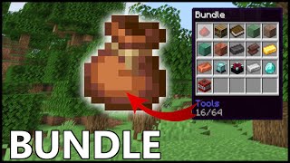 How To Use A BUNDLE In Minecraft [upl. by Aihseken]