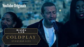 Coldplay  BrokEn Live in Jordan [upl. by Niwdla]