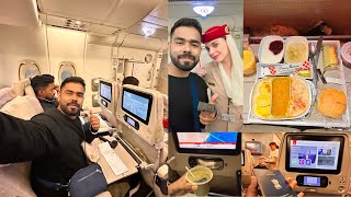 Luxurious EMIRATES A380 ECONOMY CLASS with UNLIMITED FOOD  5 Star Airline Experience [upl. by Eleynad145]