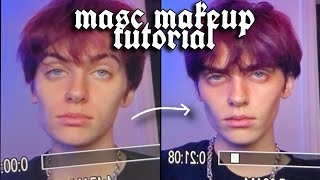 masculine makeup tutorial [upl. by Hazeghi]