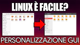 COME PERSONALIZZARE UBUNTU  LINUX È FACILE 2  bytechit [upl. by Wendeline]