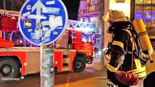 Wohnhausbrand in Wiesbaden  Sieben Verletzte [upl. by Iviv]