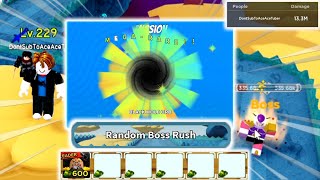 Noob to Pro S3 PT14 Solo Random Boss Rush Raid  Luck Unlocked  Roblox All Star Tower Defense [upl. by Rahcir35]