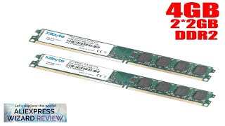 Xllbyte DIMM DDR2 800Mhz667Mhz 4GB2GB2Pieces PC26400PC25300 memory for Desktop Review [upl. by Alvis]