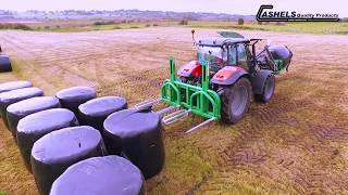 Cashels Pick and Stack Double Bale Handler [upl. by Cirderf]