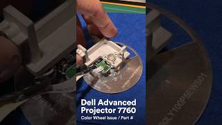 Dell Advanced Projector 7760 Color Wheel Access and Parts No [upl. by Silletram]