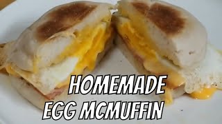 How to make The Best Homemade Egg McMuffin Recipe [upl. by Utham878]