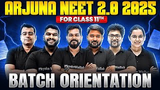 Class 11th ARJUNA NEET 20 Batch For 2025 🔥 Live Orientation Session [upl. by Ander]