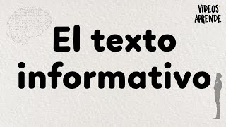 El Texto informativo  Videos Aprende [upl. by Onitnevuj]