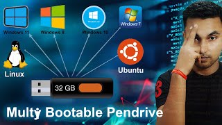 How to make multi bootable Pendrive GPTMBR  How to make bootable pendrive  Bootable pendrive [upl. by Aileek2]