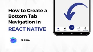 How to Create Bottom Tab Navigation React Native Expo  React Navigation V6 [upl. by Persse]