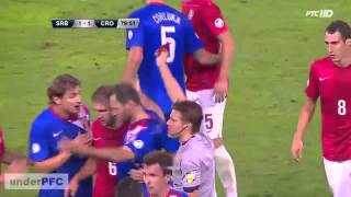 Šimunić vs Sulejmani  Srbija  Hrvatska 11 06092013 HD [upl. by Flor999]