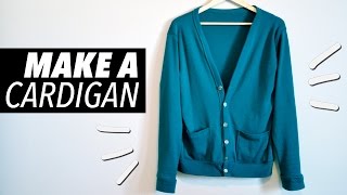 How to Make a Cardigan with Pockets  WITHWENDY [upl. by Abra598]