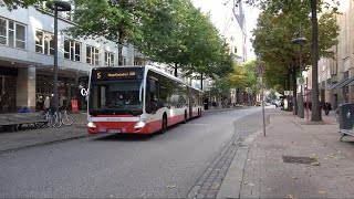 Hochbahn bussen  Mönckebergstraße te Hamburg  oa MercedesBenz CapaCity L amp ECitaro  2024 [upl. by Yecnahc898]