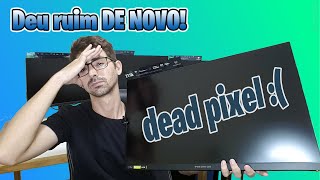 MONITOR com DEAD PIXEL  KABUM [upl. by Tingley]