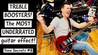 TREBLE BOOSTERS the most UNDERRATED GUITAR EFFECT Tone Secrets 8 [upl. by Ardied]