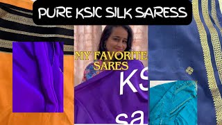 My KSIC saree collectionpuremysure silk sarees collection [upl. by Tnilc]