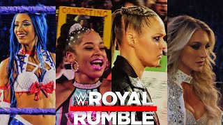 WOMENS ROYAL RUMBLE 2022 ENTRANCE UPCLOSE [upl. by Renba]