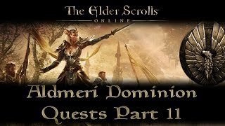 ESO  Aldmeri Dominion Quests  Part 11  Auridon Part 1  Ensuring Security [upl. by Ruthi]