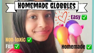 How to make homemade globbles Easy and fun to make at home Fatimas World [upl. by Ressler]