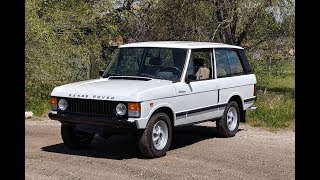 The Range Rover Classic is the Original Two Door Range Rover [upl. by Atnoved404]