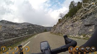 20180404 Cols de Murs Gorges de la Nesque sous lorage 27k SuperView 60 fps [upl. by Annavaig242]