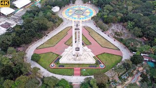 Quezon City Memorial Circle Aerial Tour  Manila Philippines [upl. by Farrand207]