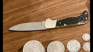 A coin for a knife Tradition coin collectibles knivesdaily knifereview superstition [upl. by Atinna]