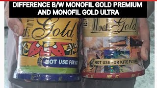 Orignal monofil gold manjha VS Premium gattu difference 🤩❤️‍🔥 Full unboxing and detailed video [upl. by Ellerehs]