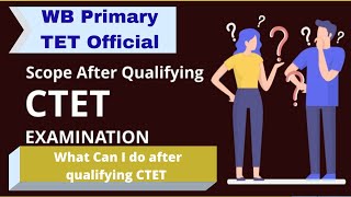 What to do after CTET  How to get a job  Detail analysis in Bengali WB Primary TET Official [upl. by Anauqahs]