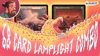 The Absurd Math of 68 Card Lamplight Phoenix Combo  Modern  Much Abrew [upl. by Adele]