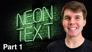 How to Make a Neon Sign in Blender 28  Part 1 [upl. by Eiddam]