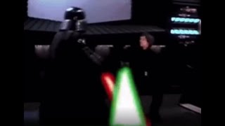 Luke vs Darth Vader  DELETED SCENE Return of the Jedi [upl. by Keverian]