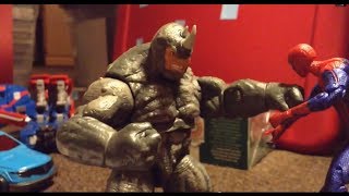 Spiderman Stop Motion  Spiderman vs Rhino [upl. by Cilo]