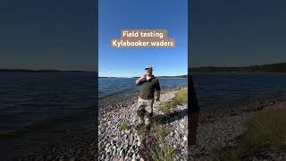 Field testing Kylebooker waders flyfishingaddict flyfishinggear waders [upl. by Nannie]