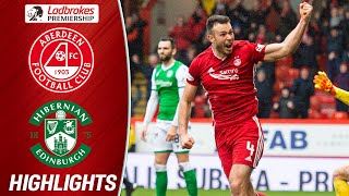 Aberdeen 31 Hibernian  Aberdeen Come From Behind to Seal Victory  Ladbrokes Premiership [upl. by Sylvanus]