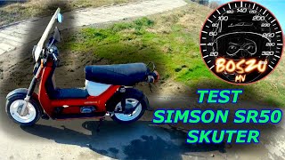 Test  Simson SR50 Skuter [upl. by Notnilk]