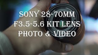 SONY 2870mm f3556 kit lens review on A7III [upl. by Chara]