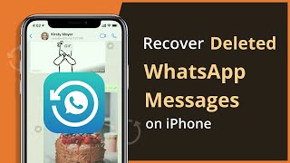 3 Ways How To Recover Deleted WhatsApp Messages on iPhone withwithout Backup 2021 [upl. by Suraved]