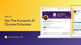 How To Use The Humantic AI Chrome Extension [upl. by Owain408]