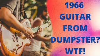 I found a Soviet Era Guitar in a DUMPSTER shorts [upl. by Suivatco]