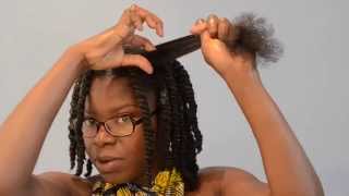 °32° Tuto ma technique des twists out bien définis  cheveux afros amp crépus [upl. by Asiruam180]