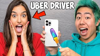 I Surprised Uber Drivers With Custom iPhones [upl. by Autrey]